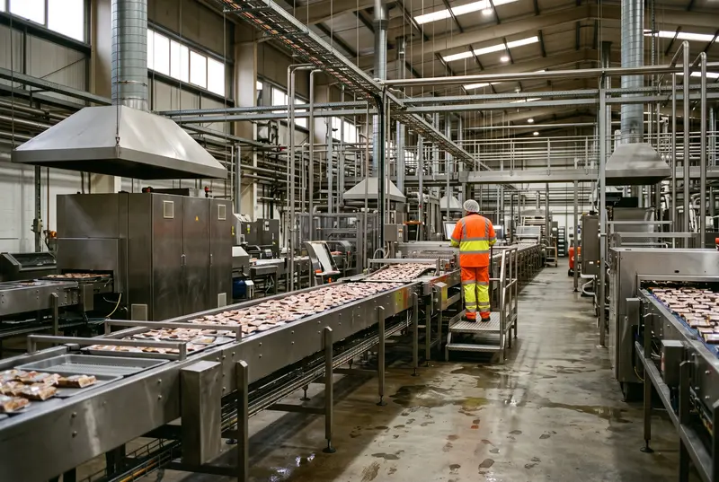 Food manufacturing production line